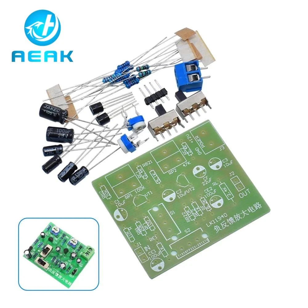 Negative Feedback Amplifier Kit Teaching Training Resistivecapacitive