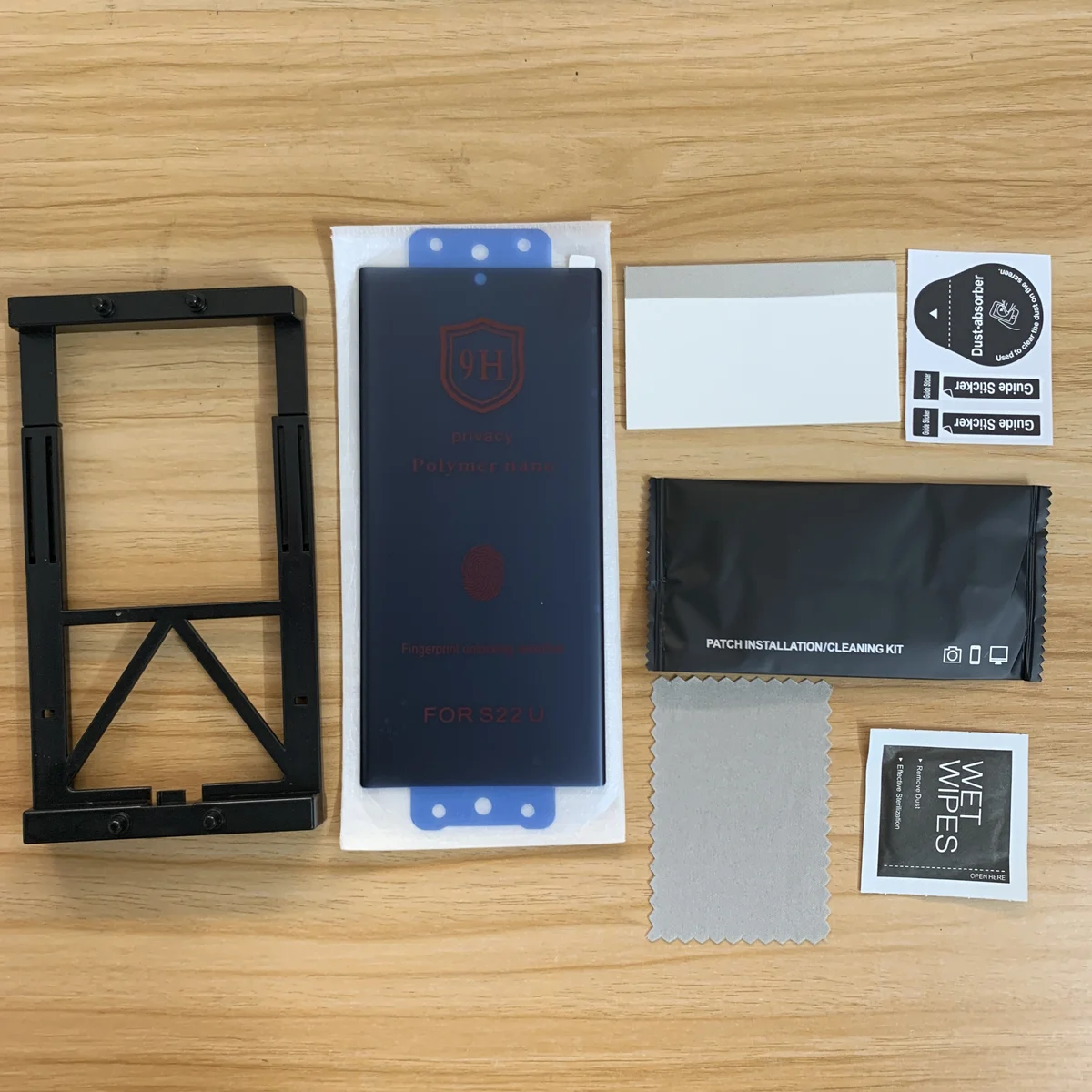 For Samsung Galaxy S24 S23 S22 S21 S20 S10 S9 Note 20 Ultra PLUS Anti Peeping Screen Protector Glass Protective with Install Kit — view 6