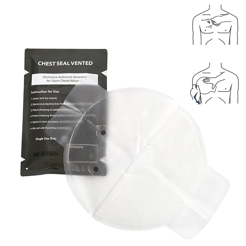 Hot Sale North American Rescue Hyfin Chest Seal Medical Chest Seal Vented