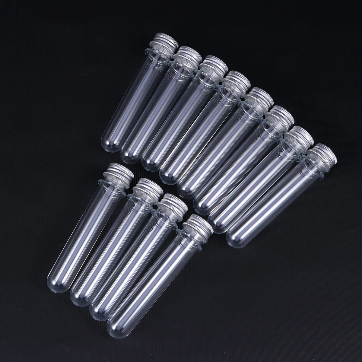 

12pcs Plastic Test Tubes with Screw Caps 40ml