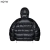 STU High Quality Down Suit Men's Solid Color Versatile Zipper Jacket Winter High Fluffy Women's Casual Hooded Short Loose Coat 4