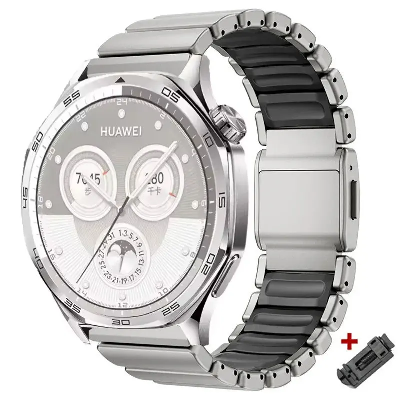 Luxury 22mm Alloy Metal Bracelet Strap