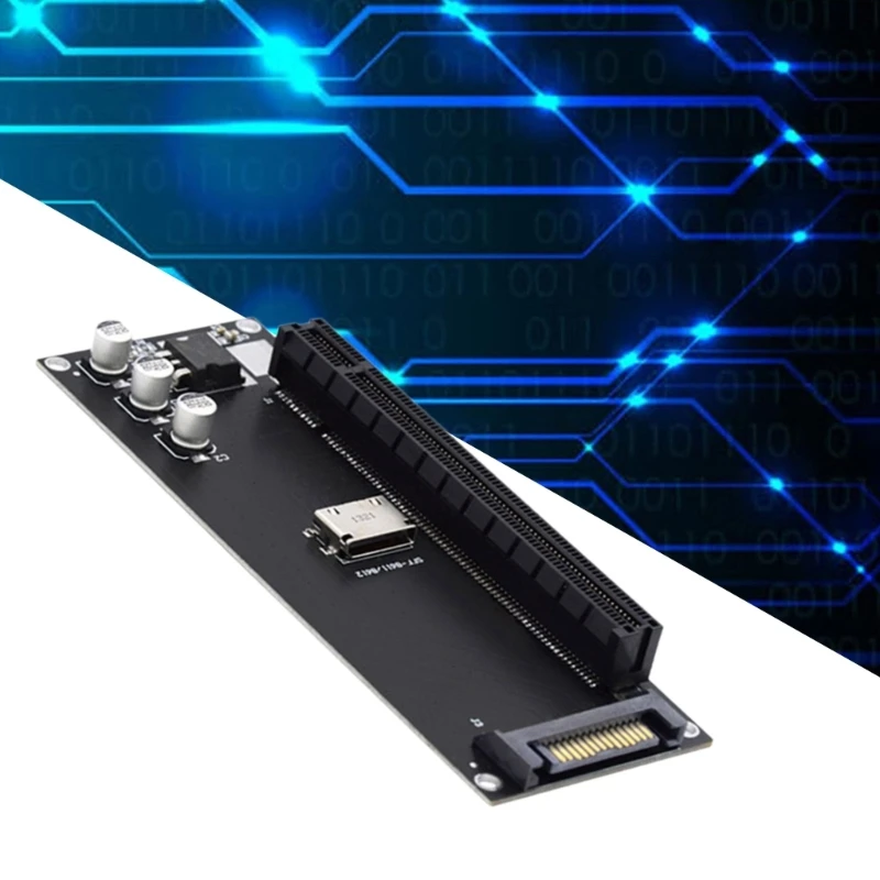 

Материнская плата SFF-8611 8612 NVMe M.2 SSD для адаптеров PCIe X16 Плата расширения PCIe RisersCard Внешняя графика