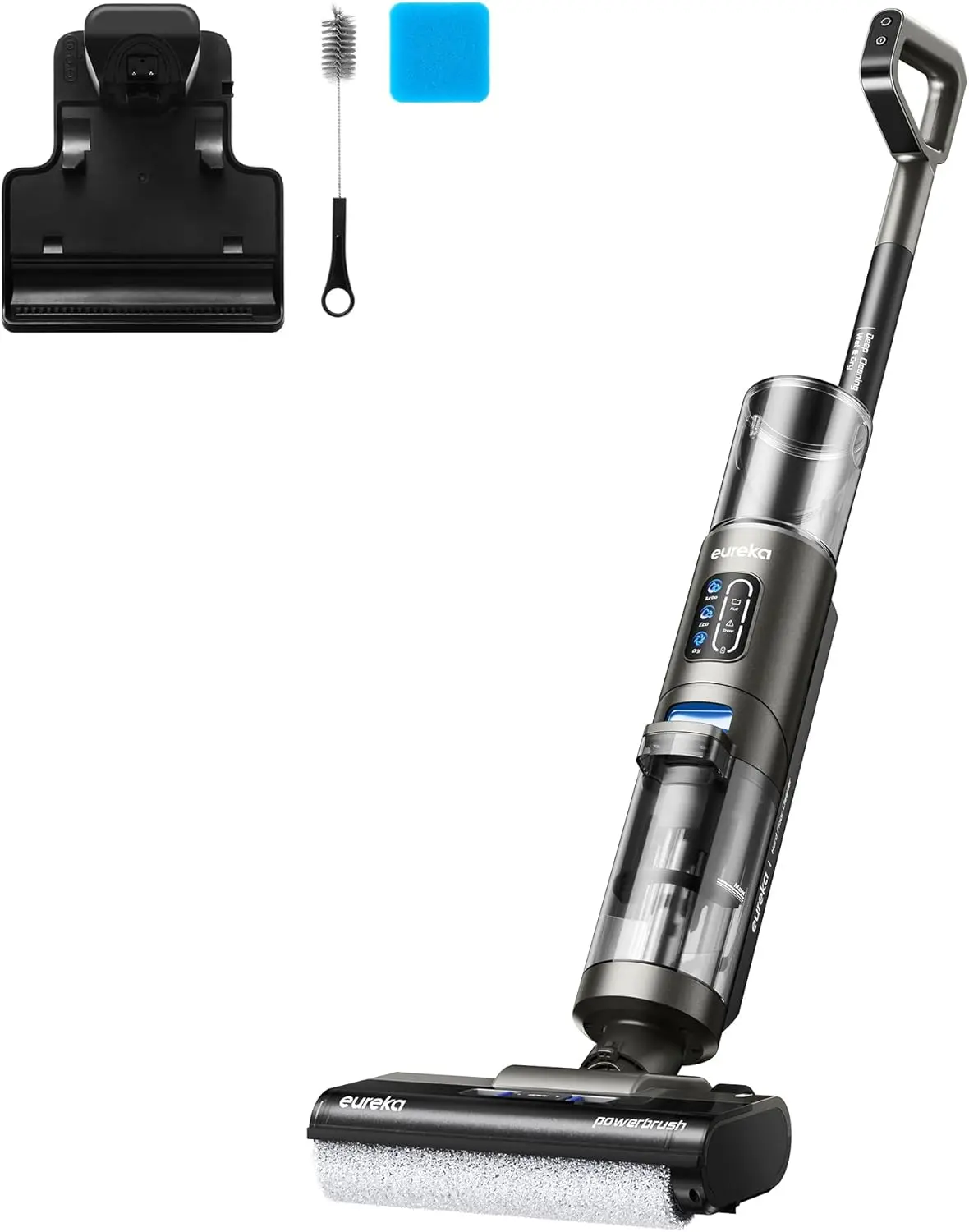 Cordless Wet Dry Cleaner Self Cleaning Vacuum and Mop Combo 3 Modes Good for Hard Floors Pet Hair Sticky Messes RapidWash