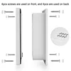Cat Flap Door with 4 Way Security Lock Dog Flap Door for Dog Cats Kitten ABS Plastic Small Pet Gate Door Kit Cat Dogs Flap Doors 5