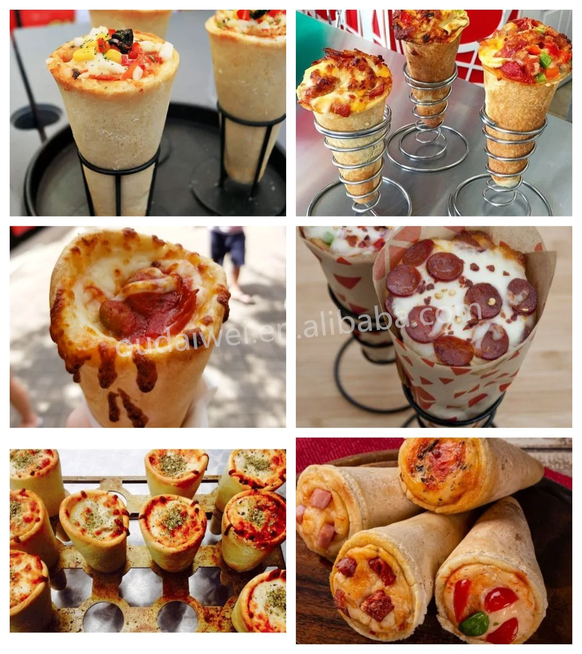 Cone Pizza Making Line Conical Pizza Making Forming Machine Automatic Cone Machine Snack