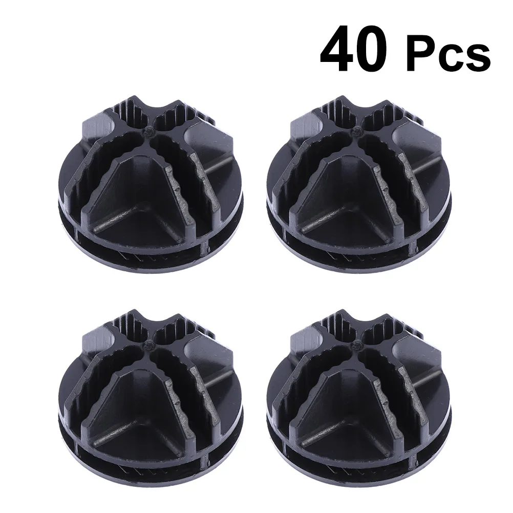 Cube Storage Organizers 20/40Pcs Wire Cube Plastic Connectors For Cube Storage Shelving And Cabinet Modular Organizer Closet Clasp Buckle Clip Black cube storage organizers