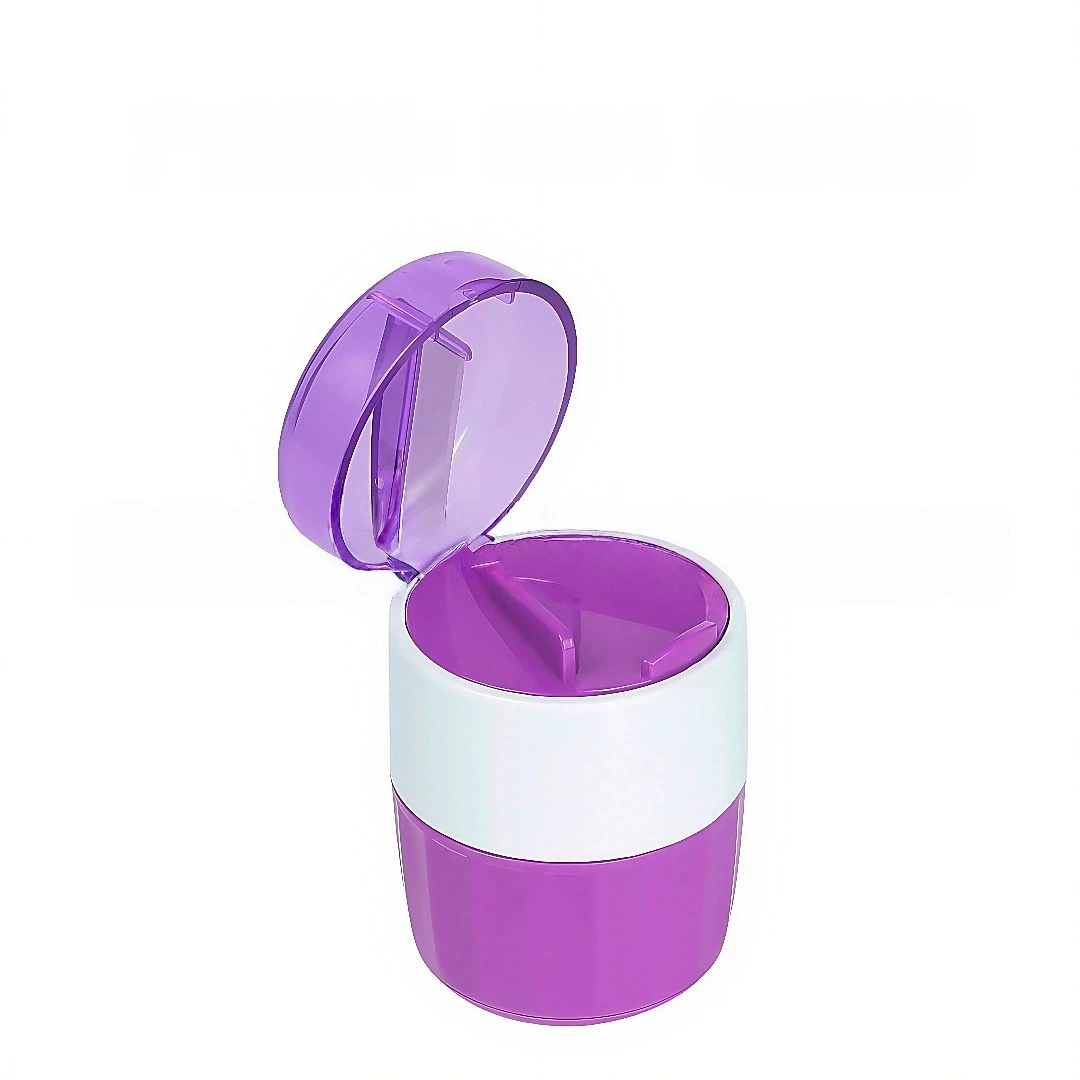 3-in-1 Multifunctional Pill Organizer and Crusher with Integrated Dispenser