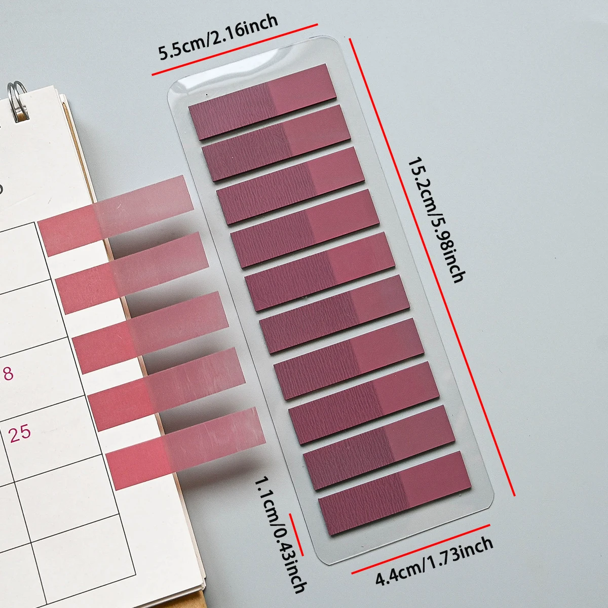 Großpackung, 200–2400 Stück, transparente Haftnotizen, Indexregisterkarten, Seitenbuchmarkierungen, Etikettenaufkleber für Seitenmarkierungen und Dokumentenklassifizierung – Detail 16