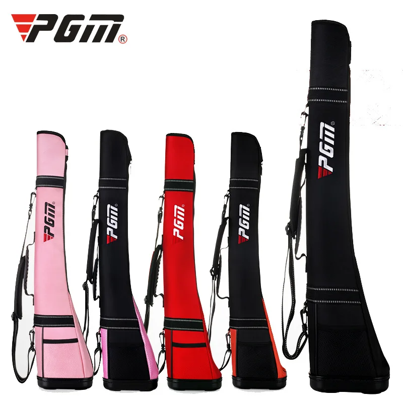 

PGM Unisex Golf Gun Bag Ultra Light Hold 4-5 Clubs Golf Stand Bag Large Capacity Portable Golf Clubs Aviation Bags for Women Men