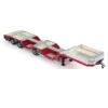 RC Metal Trailer 1/14 Scale 3 Axles Extendible Trailers for Remote Control Tractor Truck Car DIY Models with LED Lights TH24281 3