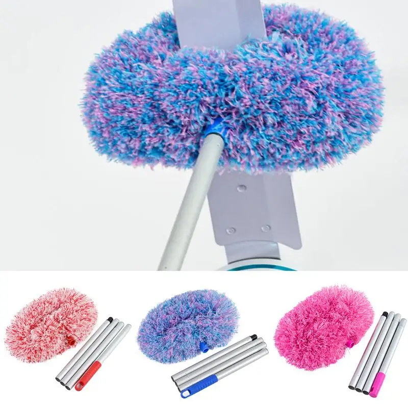 

Chenille Ceiling Stair Dust Corner Remover Household Cleaning Home High Reach Dusting Kit Removable Washable Brush WithExtension