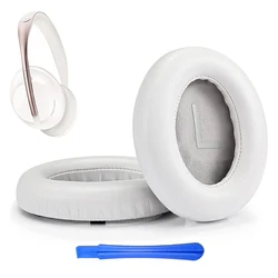 KUTOU Premium Replacement Ear Pads - High-Quality Foam Cushions (White)