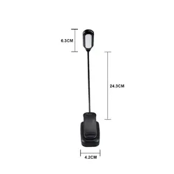 Portable Adjustable LED Clip-On Reading Lamp (Style 2)