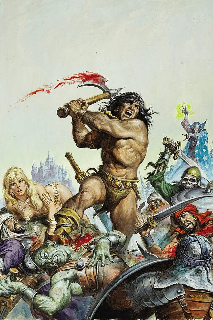 

Conan варвар Арнольд Шварценеггер, художественное изображение, печать, Шелковый плакат, домашний Настенный декор