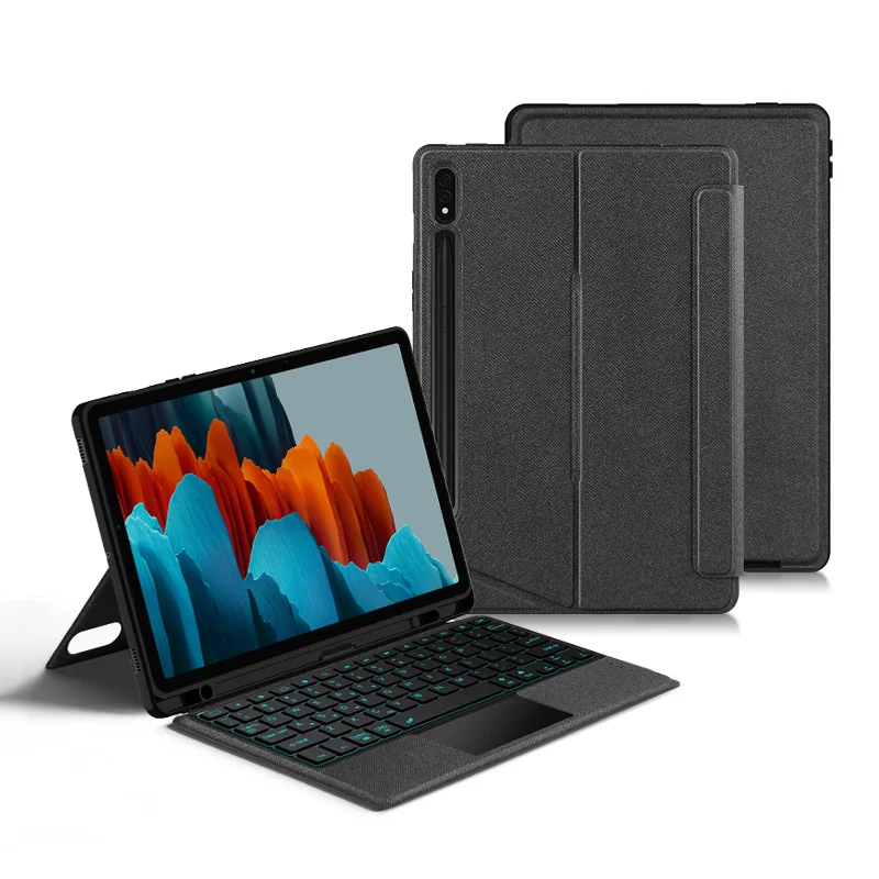 Retroiluminado, Capa para Galaxy Tab S7, S8, 11 