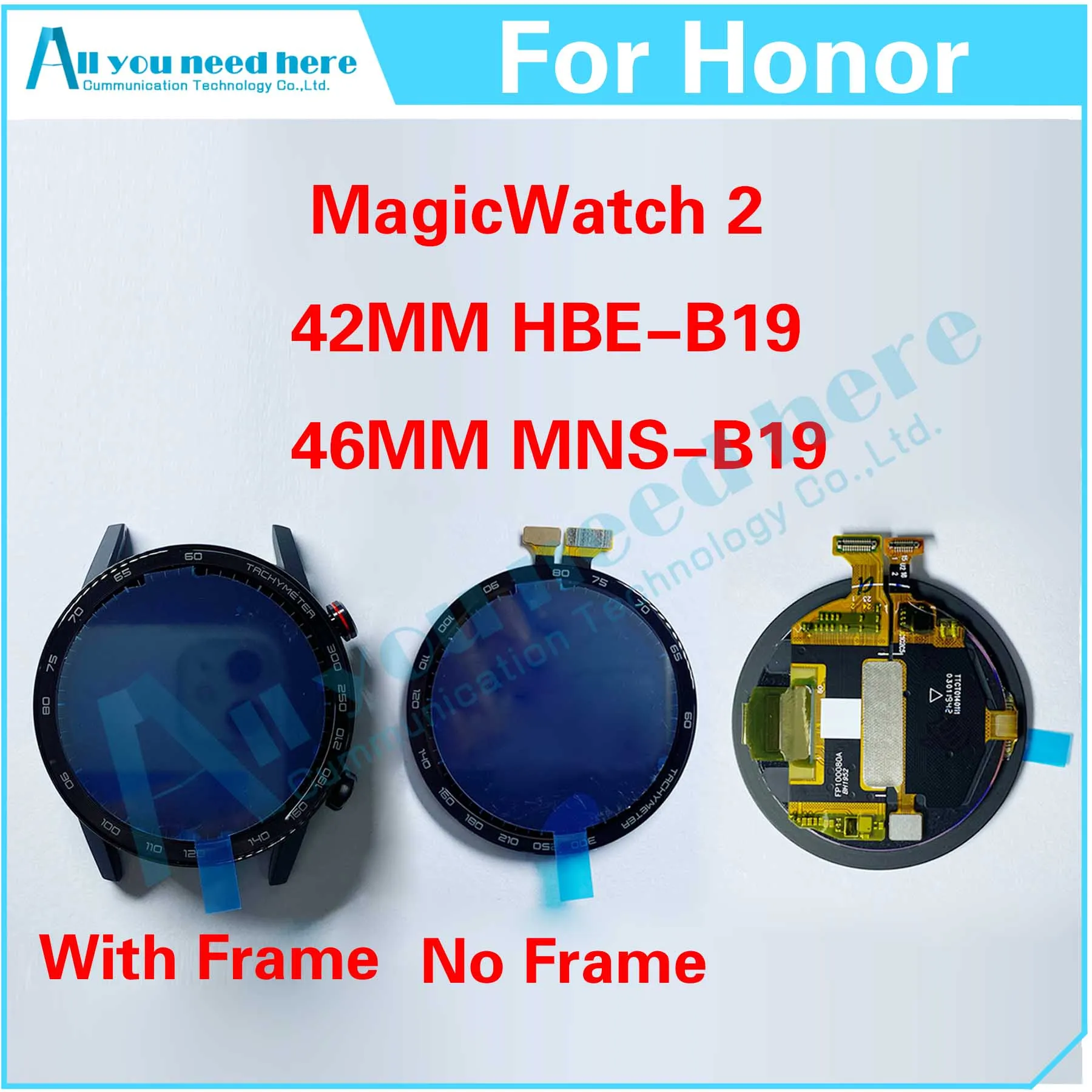 Per Honor Magicwatch 2 Hbe-B19 Mns-B19 Magic Watch 2 Magic2 Display Lcd Touch Screen Digitizer Assembly Parti Di Riparazione Di Ricambio