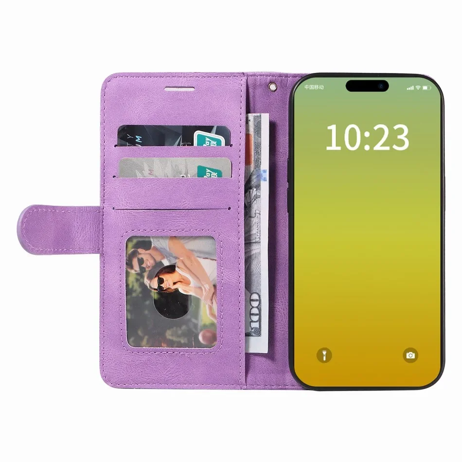 Premium Flip Phone Cover with Card Holder - Durable & Stylish Design