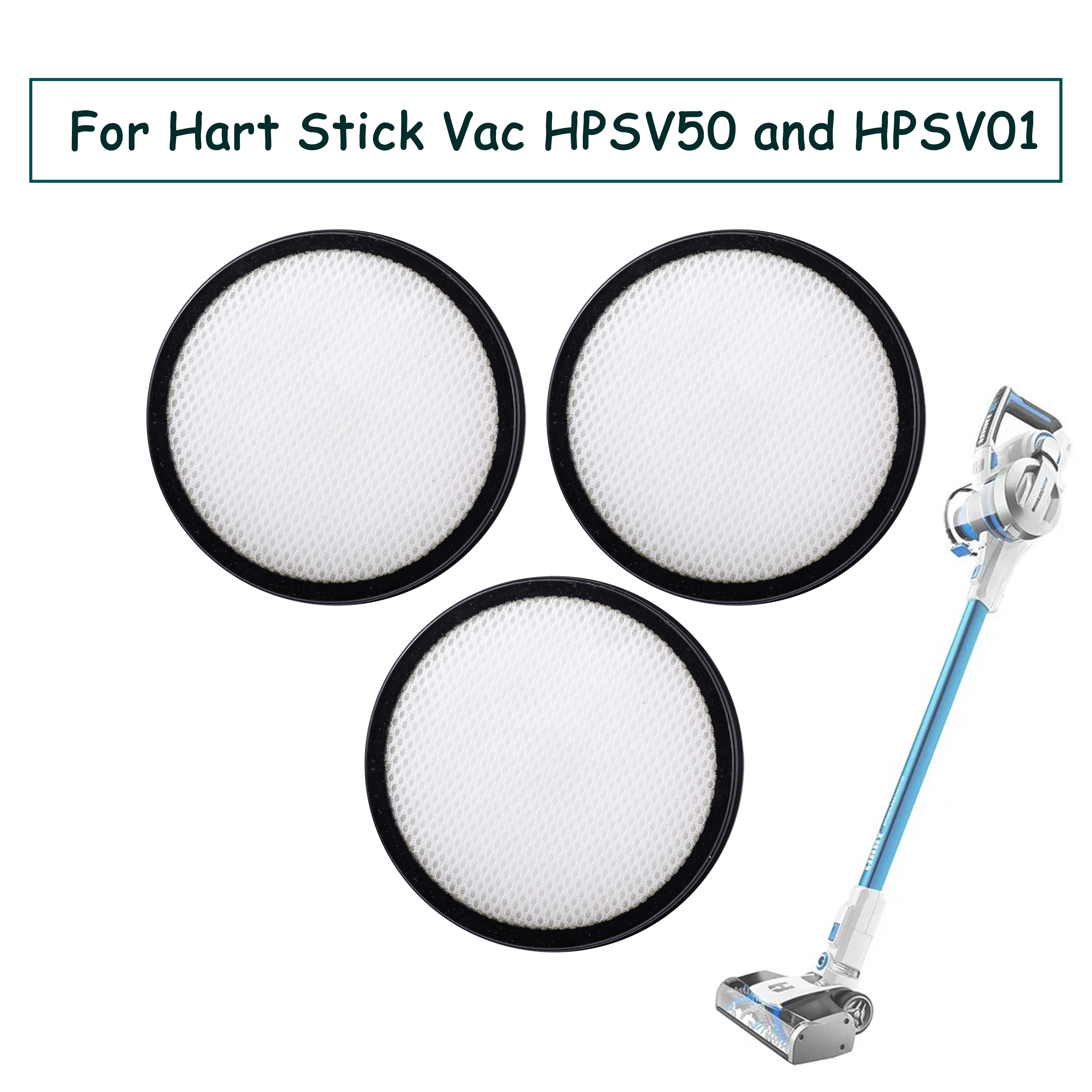 ReplacementFiltersHASV01ForHartCordlessStickVacuumCleaner
