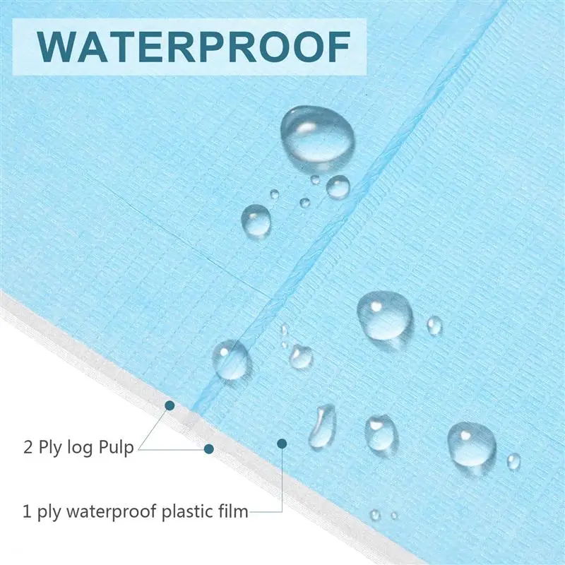 Disposable Elderly Feeding Bibs Waterproof Eating Clothing Apron Elders Baberos Materials 30pcs