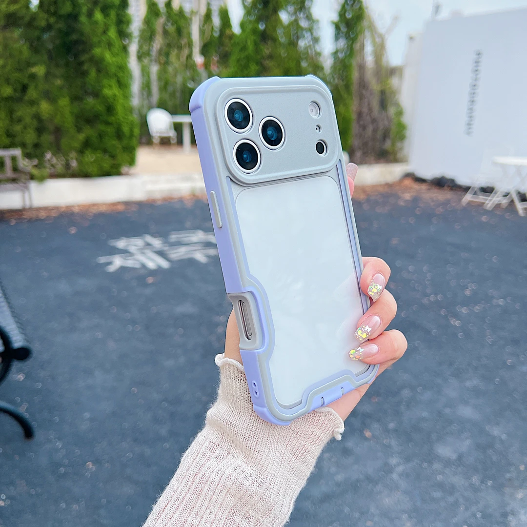 Dustproof Shockproof Camera Protective Phone Case with Enhanced Anti-Drop Four-Corner Design