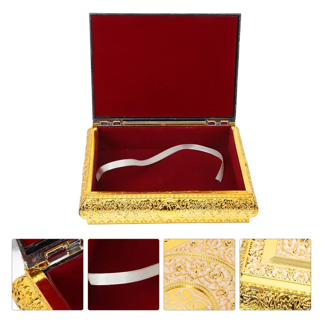 Biblia Tároló Doboz Háztartási Dekoráció Korán Könyv Kiegészítő Nyaklánc Szervező Könyvdoboz Könyvespolc Szent Könyvállvány - Image 2