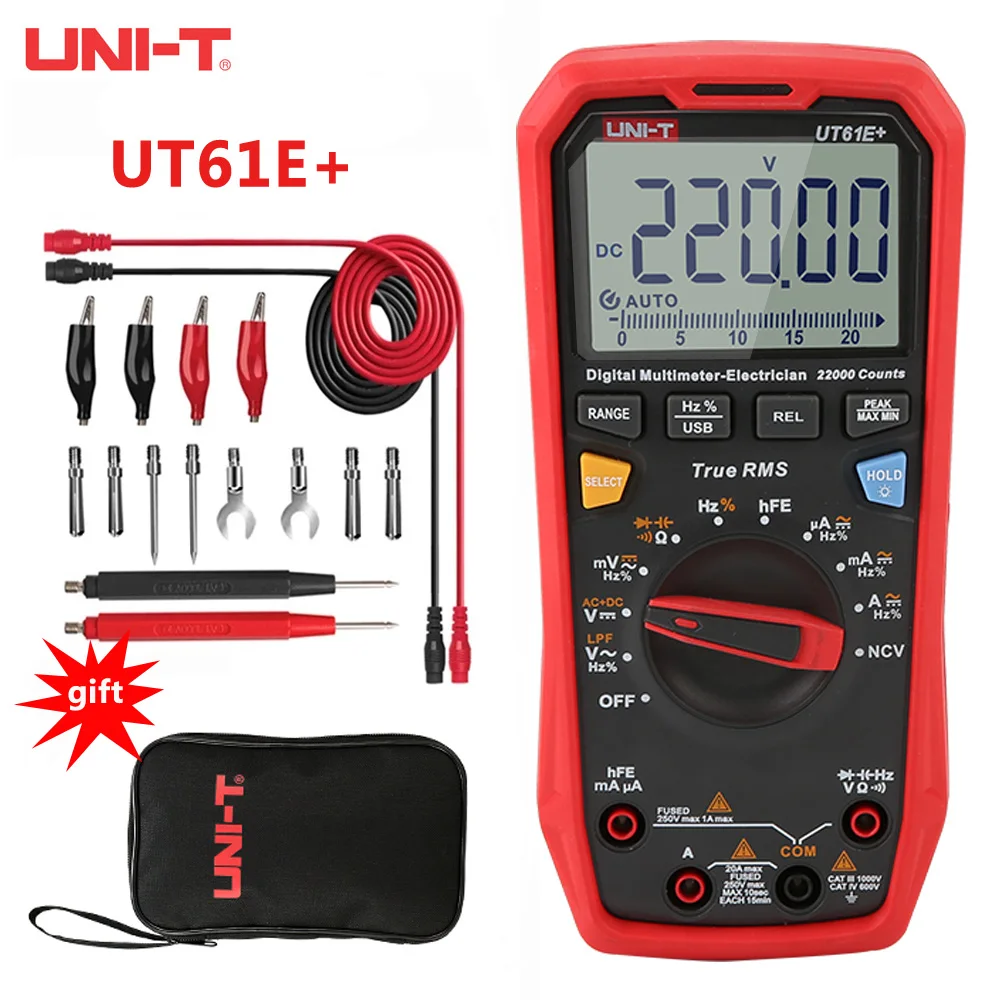 UNI T UT61E+ T RMS Digital Multimeter Unit Automatic Range True RMS