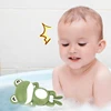 Baby bath toys, small frog wind-up toys that can swim in water 4