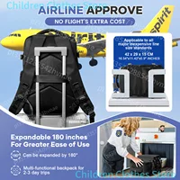 Sac à dos à compression sous vide pour hommes, sac à dos pour ordinateur portable 15,6 pouces, sac à dos de voyage sous vide pour randonnée, sac à dos Ryanair 40x20x25, sac de cabine 6