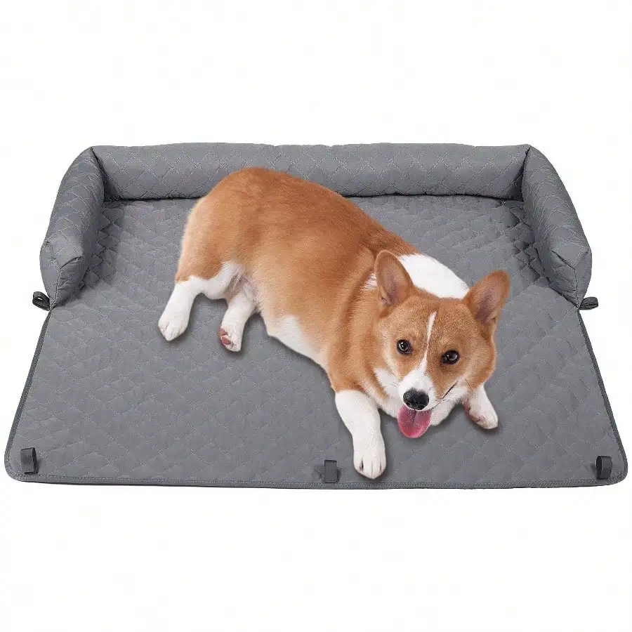 Cooling Elevated Dog Bed with Washable Pillow