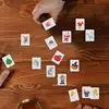 Mahjong Tile Set Travel Mahjong Set Family Games 24mm Adults Board Games Mahjong Tile Game With 65 Tiles For Birthdays Christmas 4