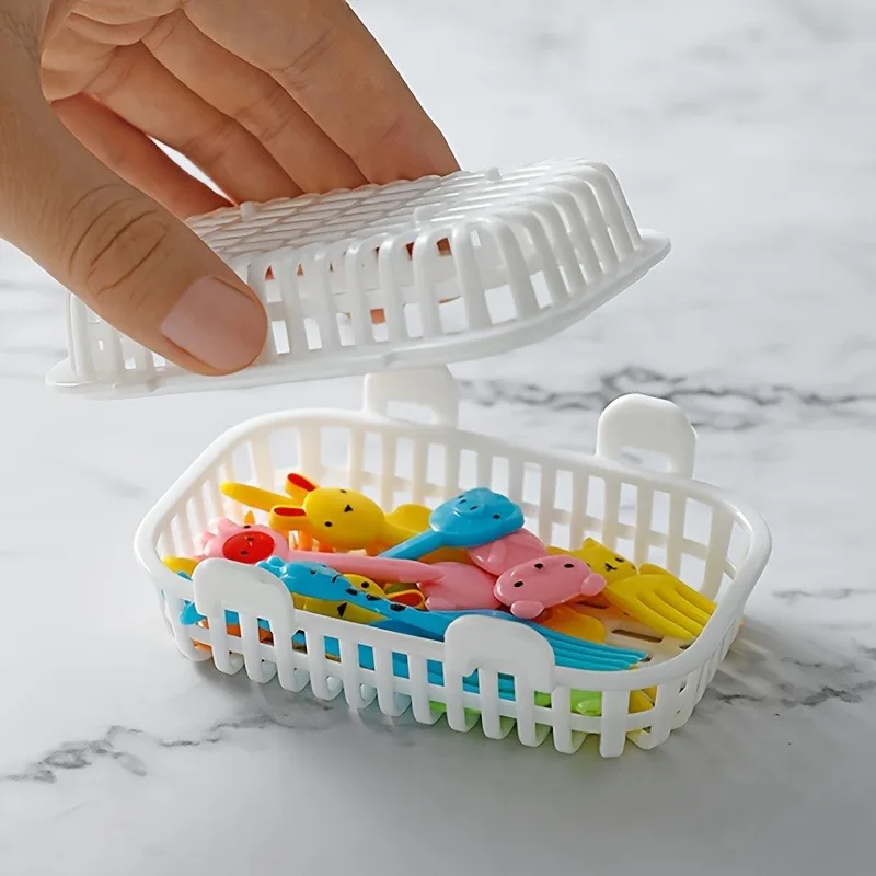 2pcs Kitchen Accessories for Organizing Small Items Specifically Designed for Dishwasher Cleaning and Draining - 5