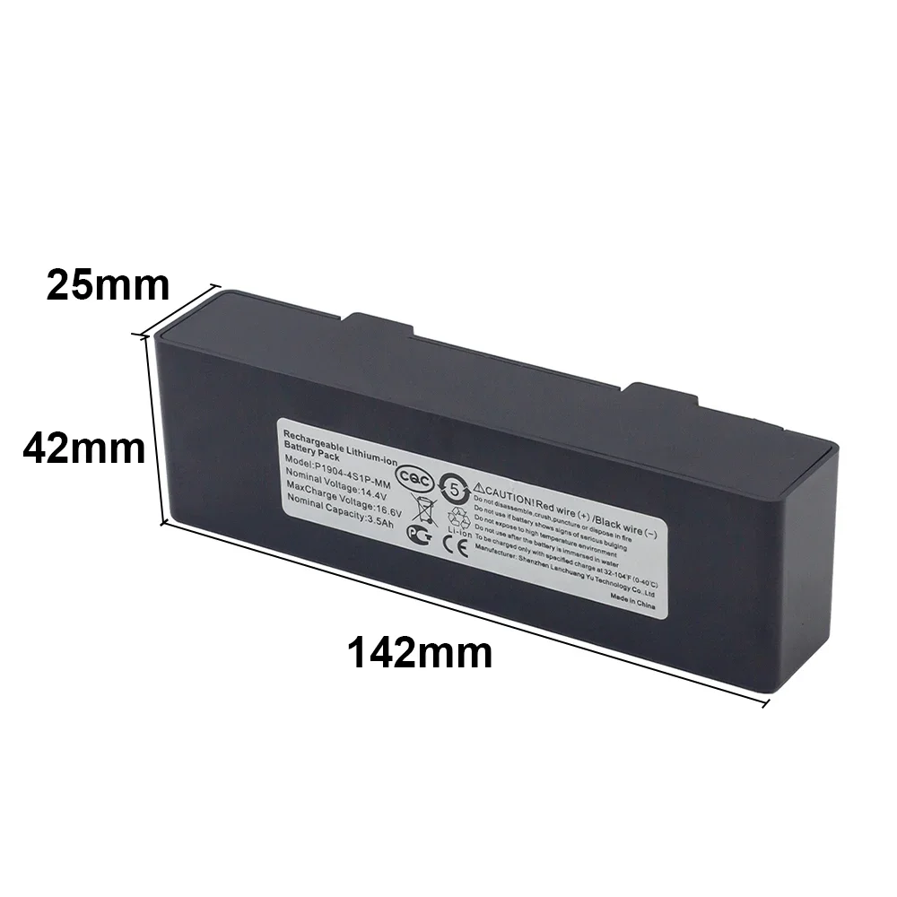 

NEW 14.8V 2600mah For Xiaomi 2S Mijia STYTJ02YM Rechargeable Battery Sweeping Mopping Robot And For Haier JX37 Vacuum Cleaner