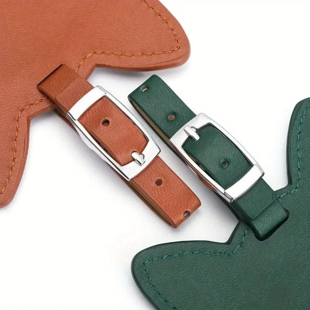 1PC Travel Accessories Luggage Tags Suitcase ID Addres Holder Baggage Boarding Tag Portable Label Cute Animal Cat High Quality
