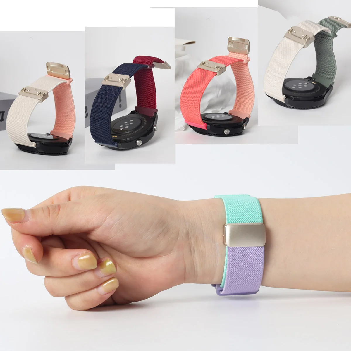 Nylon Sports Watch Band - Premium Adjustable Strap