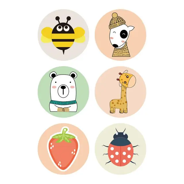 6pcs D
