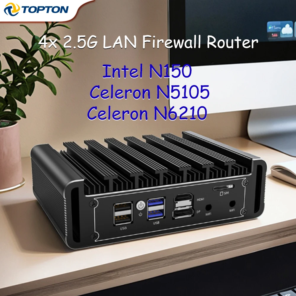 Intel N150ミニPCファイアウオール