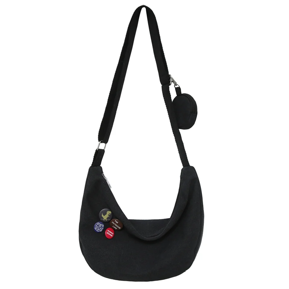 FashionCanvasCrossbodyBagsTrendAndArtisticMensShoulderBag