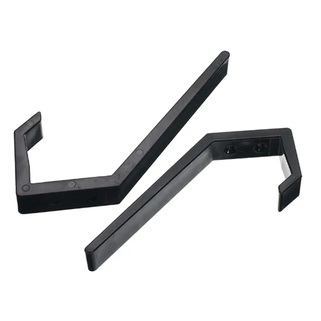 1Pairs Helmet Holder Hook Wall Mount Coat Hook Jacket Storage Rack , Type2 Black