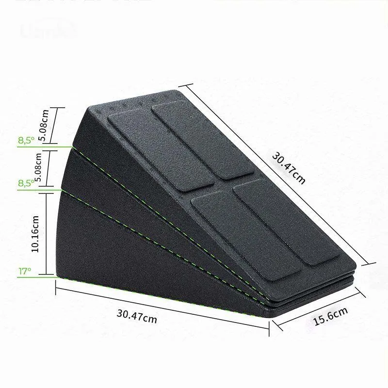 3pcs/Set Yoga Bricks Squat Wedge Blocks Slant Board Adjustable Non-Slip Foot Stretcher for Exercise Gym Fitness Yoga Accessories 4