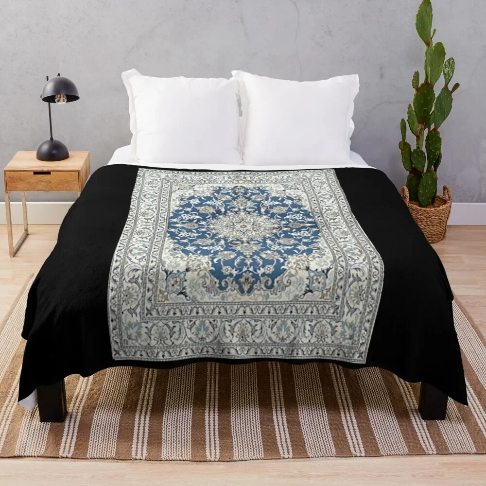 

Античный персидский ковер-сине-серое одеяло, красивые одеяла, одеяло