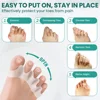 1 Pair Silicone Toe Separator Bunion Corrector Hammer Toe Corrector Soft Silicone Material for Toe Separation Foot Care Tool 2