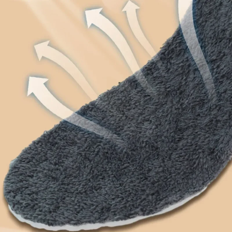 Winter Cuttable Plush Insole Thickening Cotton Shoe Pad Cold Days Warm Massage Insoles Soft Comfortable Cushioning Shoes Cushion