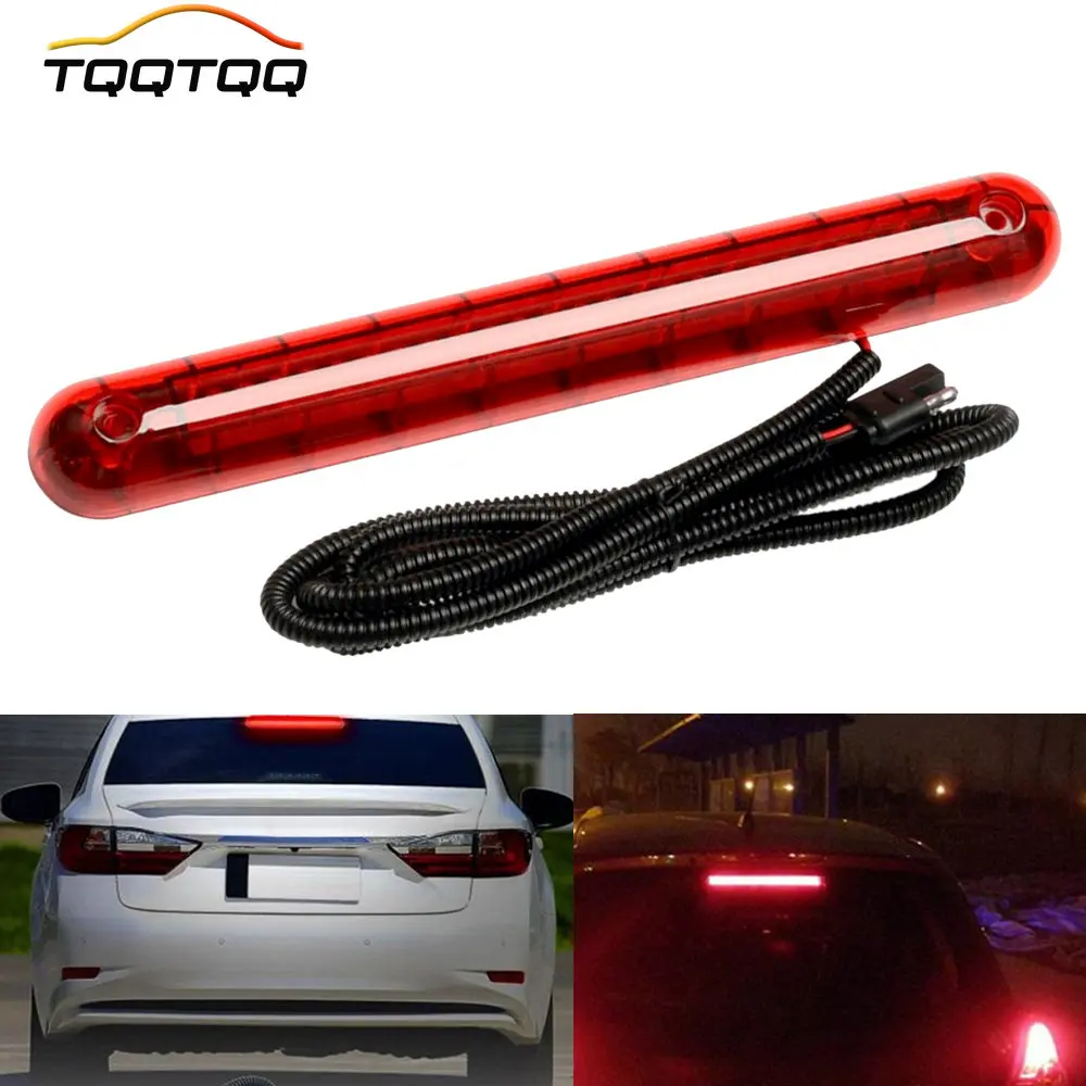 15 LED Universal Car High Mount Third Brake Stop Tail Light – Waterproof Lamp