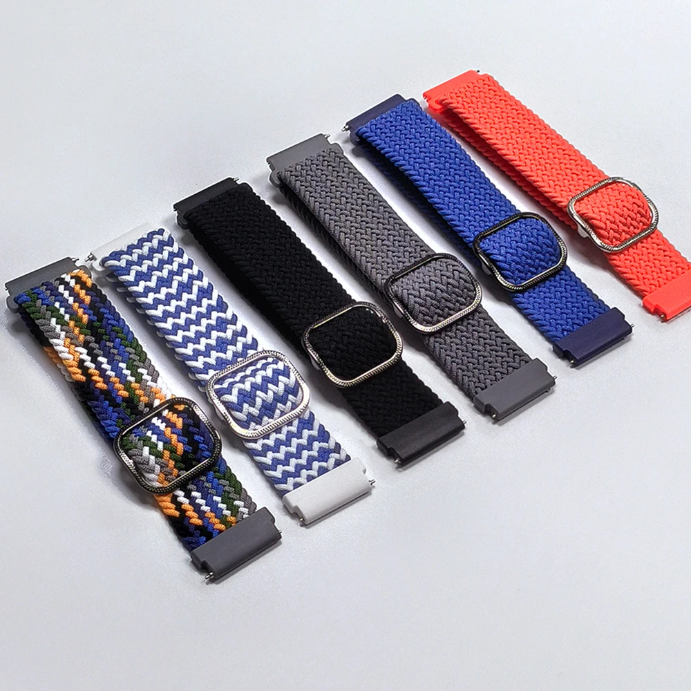 Nylon Breathable Elastic Strap, 20mm 22mm