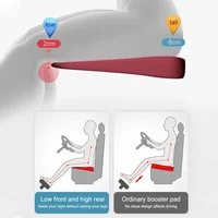 Portable Car Seats Sponge Cushion Improve Driving Vision Soft Seat Cushion Car Accessories Compatible For Tesla Audi Benz BMW 5
