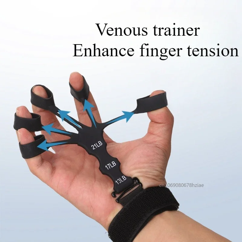 Silicone Finger Trainer Hand Grip Strengthener Physical Tools Training and Exercise Resistance Gripster Expander Hand Trainer hand strengthener finger trainer finger strength trainer forearm exerciser hand grip trainers hand grip exerciser hand exerciser hand trainer