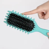 Salon Styling Curly Hair Styling Brush Curl Hair Brush for Combing and Shaping Men's and Women's Curls Reduce Pulling Tools 5