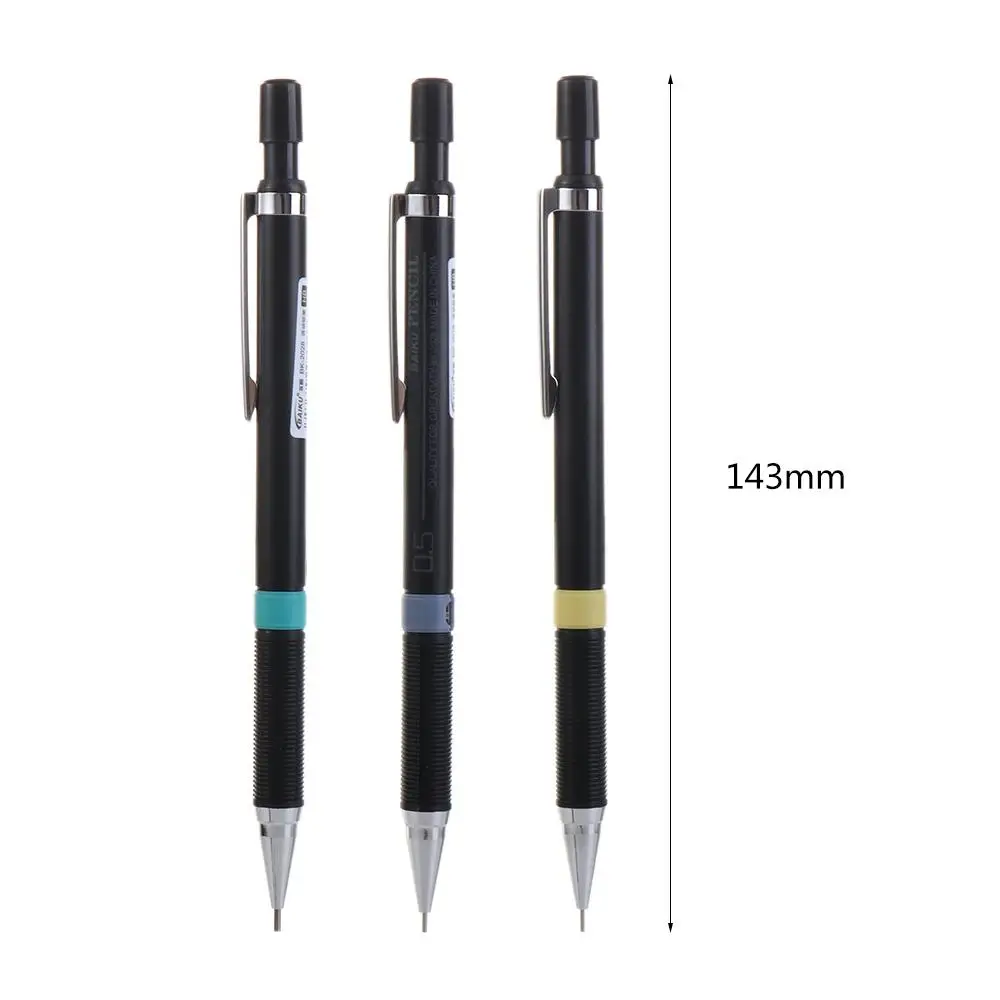 Metal Pencil 0.3 0.5 0.7 0.9 Metal Pen Mechanical Automatic HB 2B Lead Engineering Write Painting Pencil 3