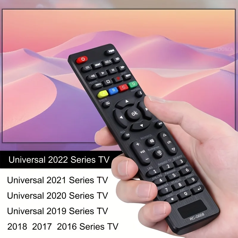 범용 TV 리모컨, LG, 삼성, TCL, , 파나소닉 및 기타 브랜드 LCD/LED/3D/HD 스마트 TV 리모컨에 적합